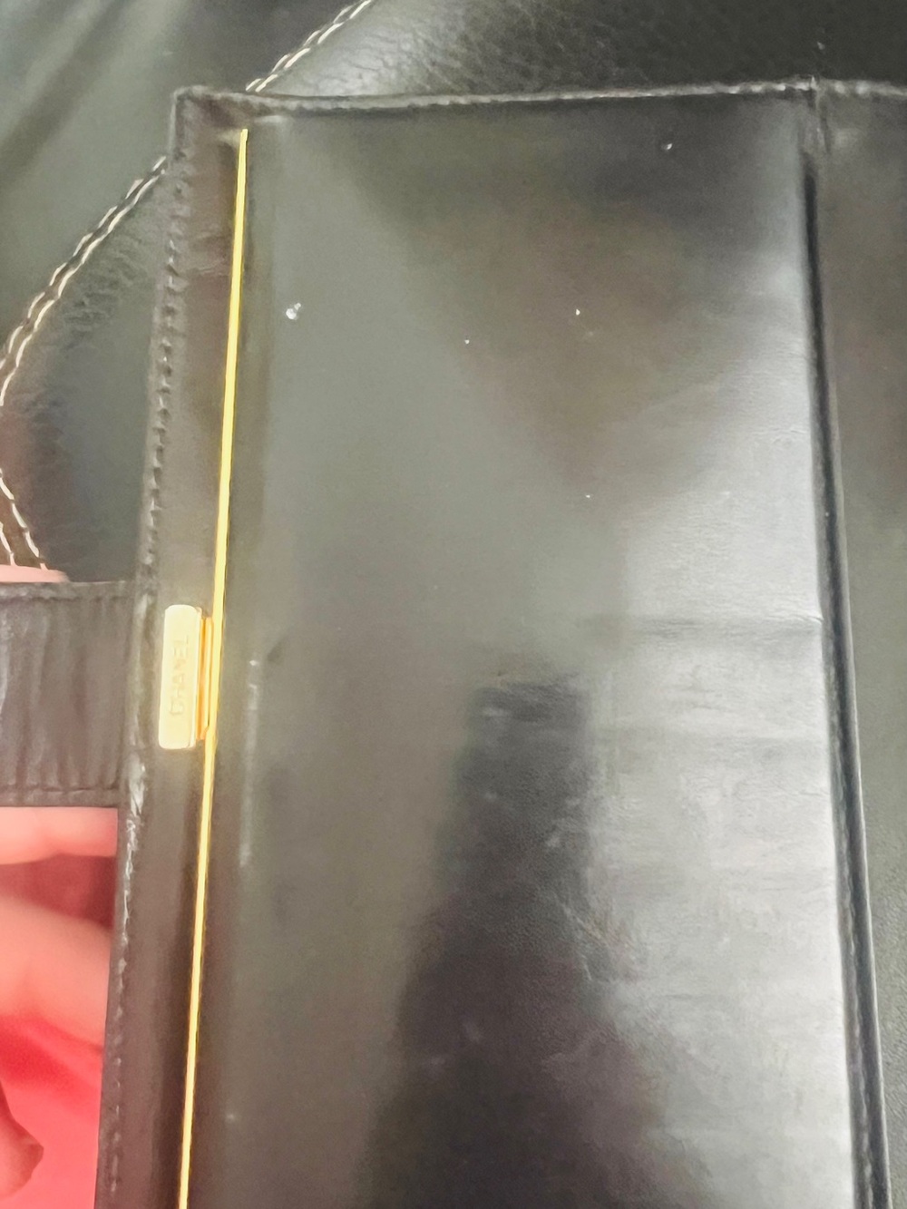 Chanel Black  Caviar Leather Wallet Clutch - Picture 3 of 12